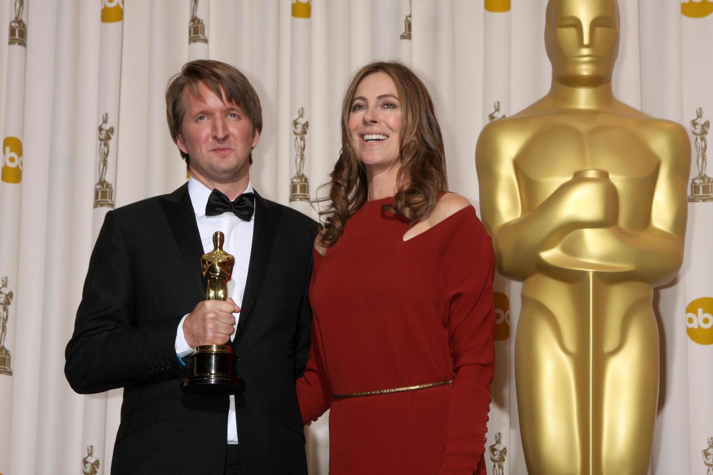 LOS ANGELES  27 - Tom Hooper, Kathryn Bigelow in the Press Room at the 83rd Academy Awards at Kodak Theater, Hollywood and Highland on February 27, 2011 in Los Angeles, CA photo