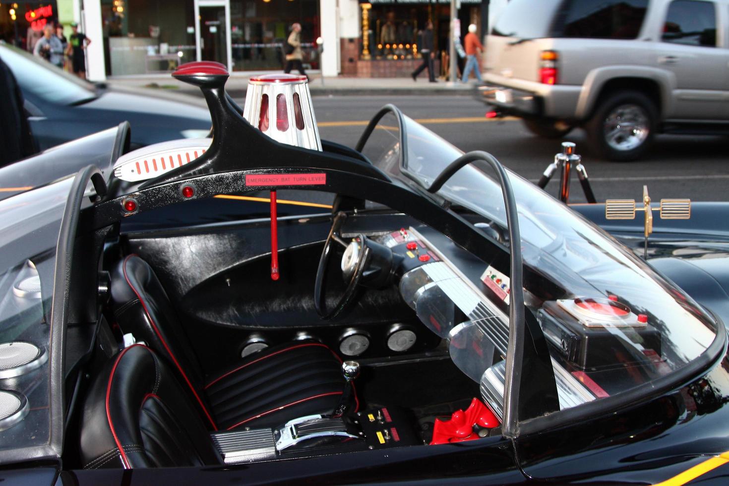 LOS ANGELES, MAR 21 - Batmobile arrives at the Batman Product Line Launch at the Meltdown Comics on March 21, 2013 in Los Angeles, CA photo