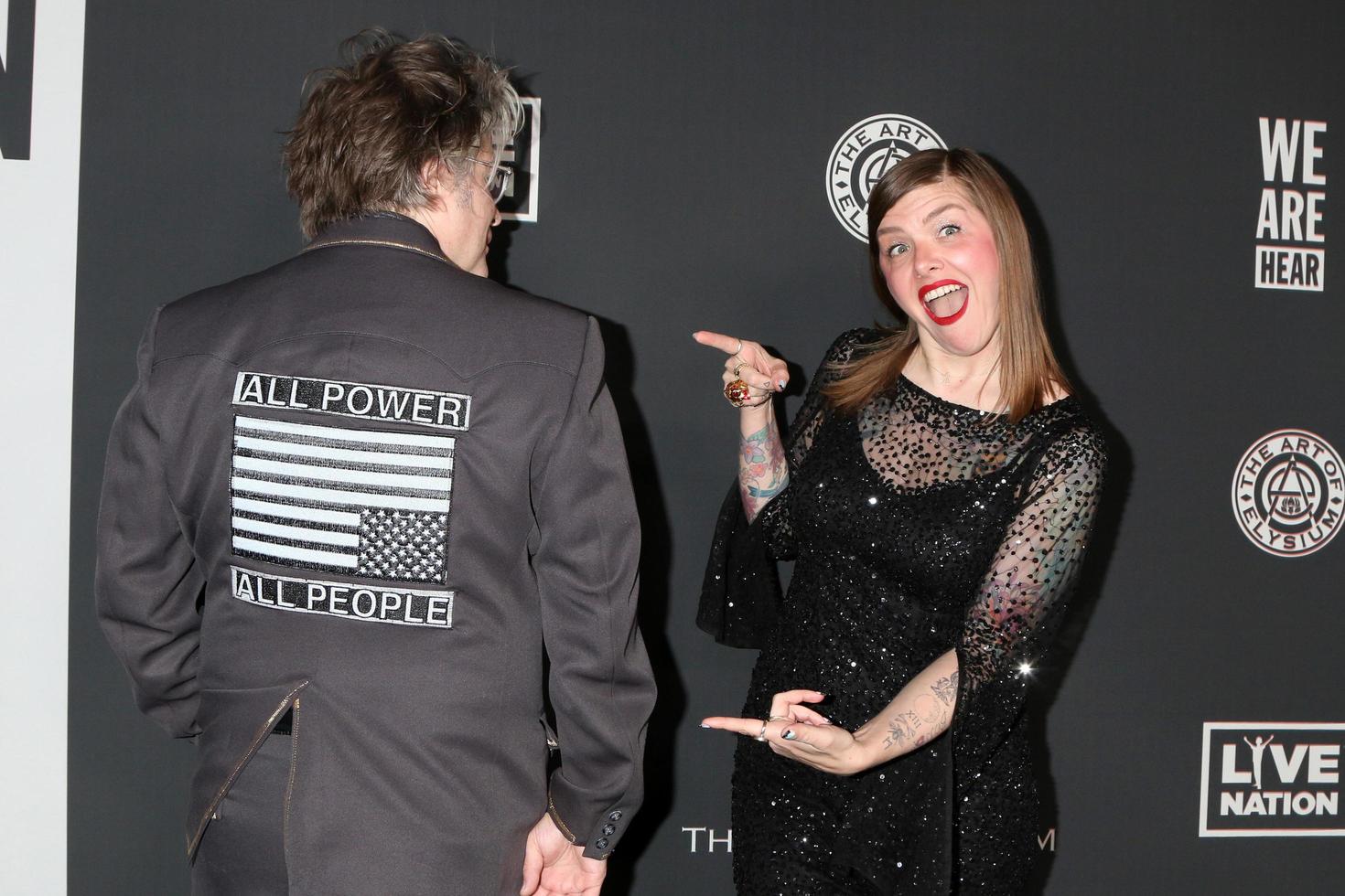 LOS ANGELES  JAN 4 - CJ Chris Holmes and Melinda Lee Holm at the Art of Elysium Gala  Arrivals at the Hollywood Palladium on January 4, 2020 in Los Angeles, CA photo