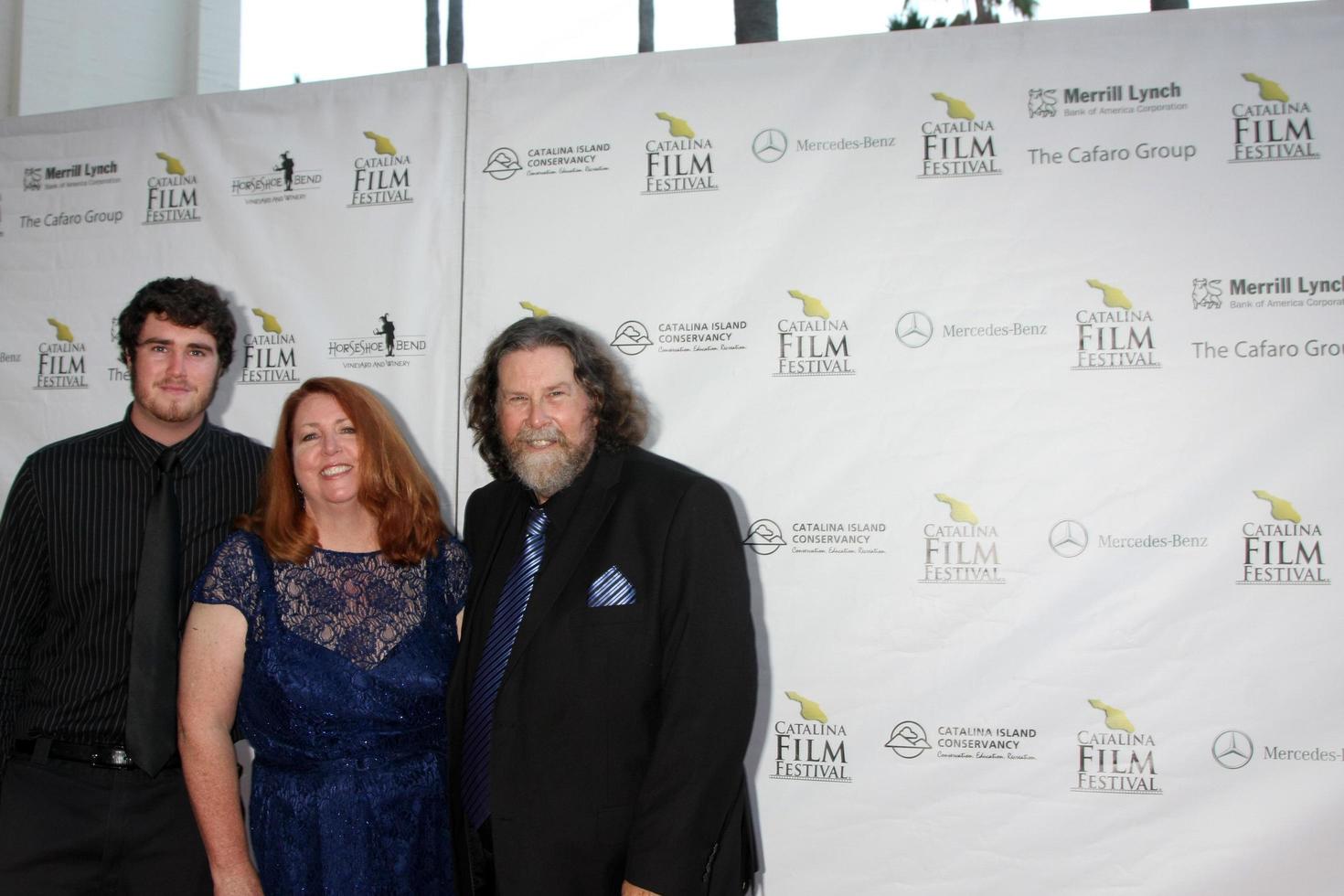 LOS ANGELES, SEP 25 - Dillion Sisson, Margina Sisson, Gary Sisson at the Catalina Film Festival Friday Evening Gala at the Avalon Theater on September 25, 2015 in Avalon, CA photo