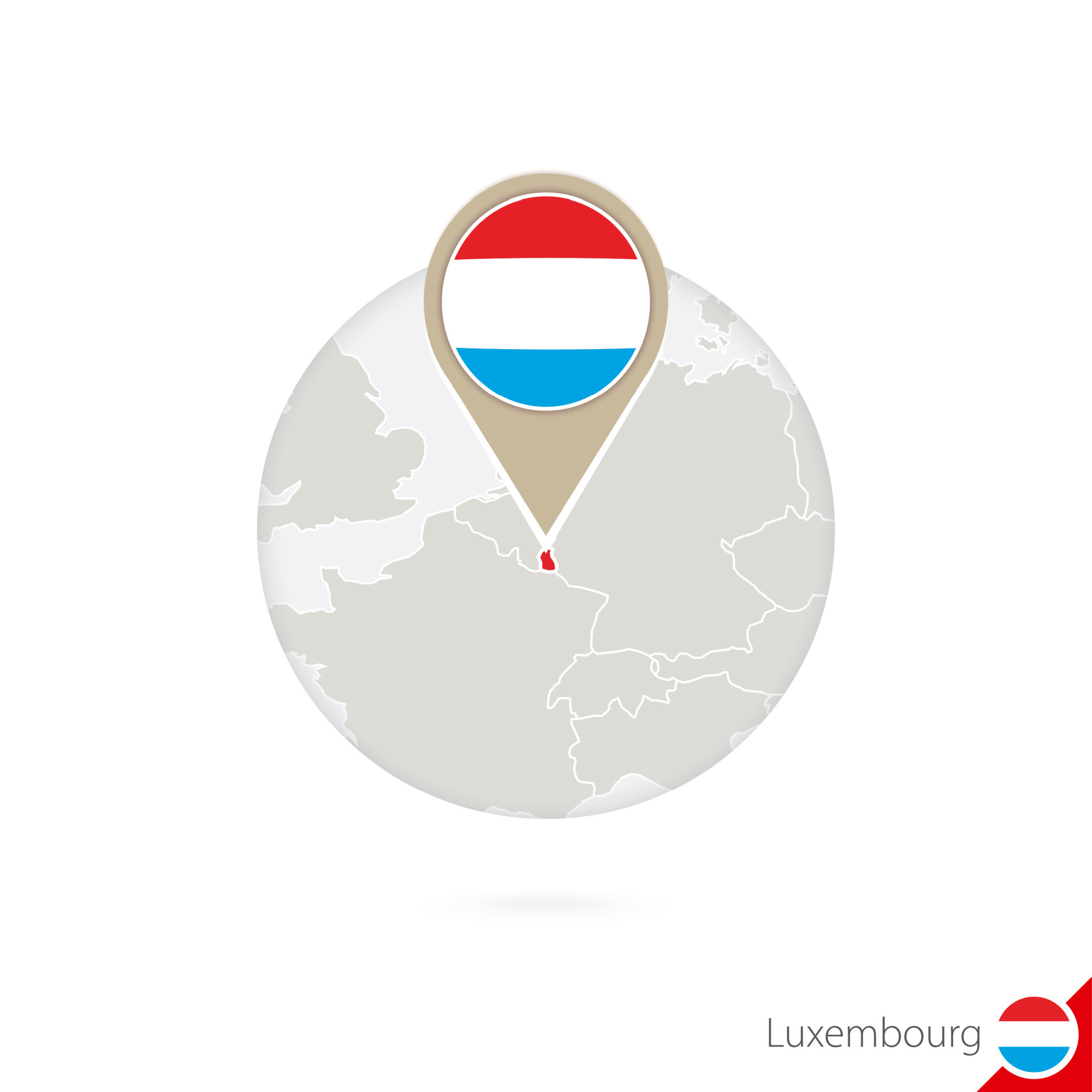 Luxembourg Map And Flag In Circle Map Of Luxembourg Luxembourg Flag Luxembourg Map And Flag In Circle Map Of Luxembourg Luxembourg Flag Pin Map Of Luxembourg In The Style Of The Globe Vector 