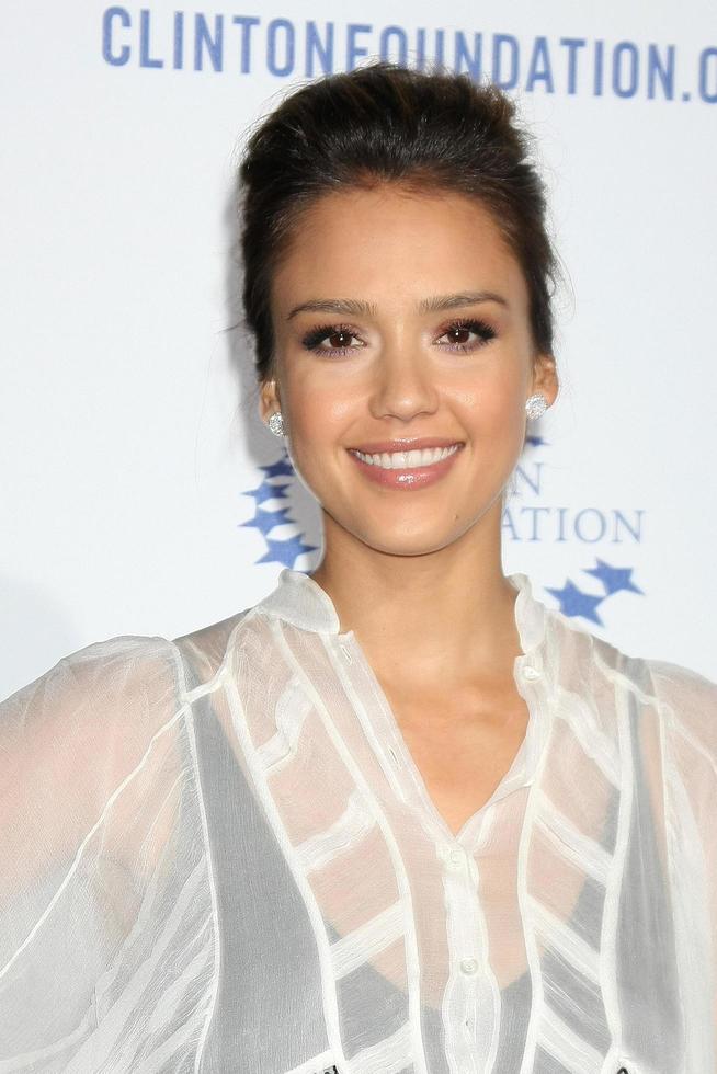 LOS ANGELES, OCT 14 - Jessica Alba arriving at the Clinton Foundation Decade of Difference Gala at the Hollywood Palladium on October 14, 2011 in Los Angelees, CA photo