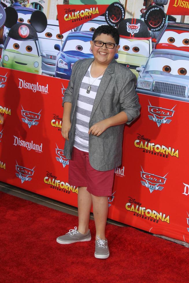 ANAHEIM, JUN 13 - Rico Rodriguez arrives at the Cars Land Grand Opening at California Adventure on June 13, 2012 in Anaheim, CA photo