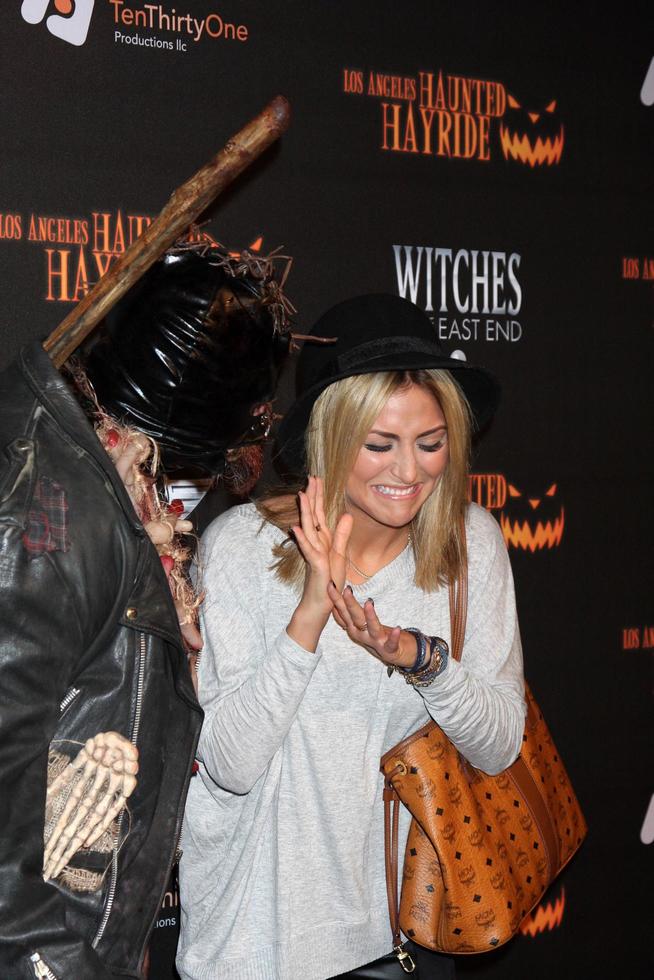 LOS ANGELES, OCT 10 - Cassie Scerbo at the 8th Annual LA Haunted Hayride Premiere Night at Griffith Park on October 10, 2013 in Los Angeles, CA photo