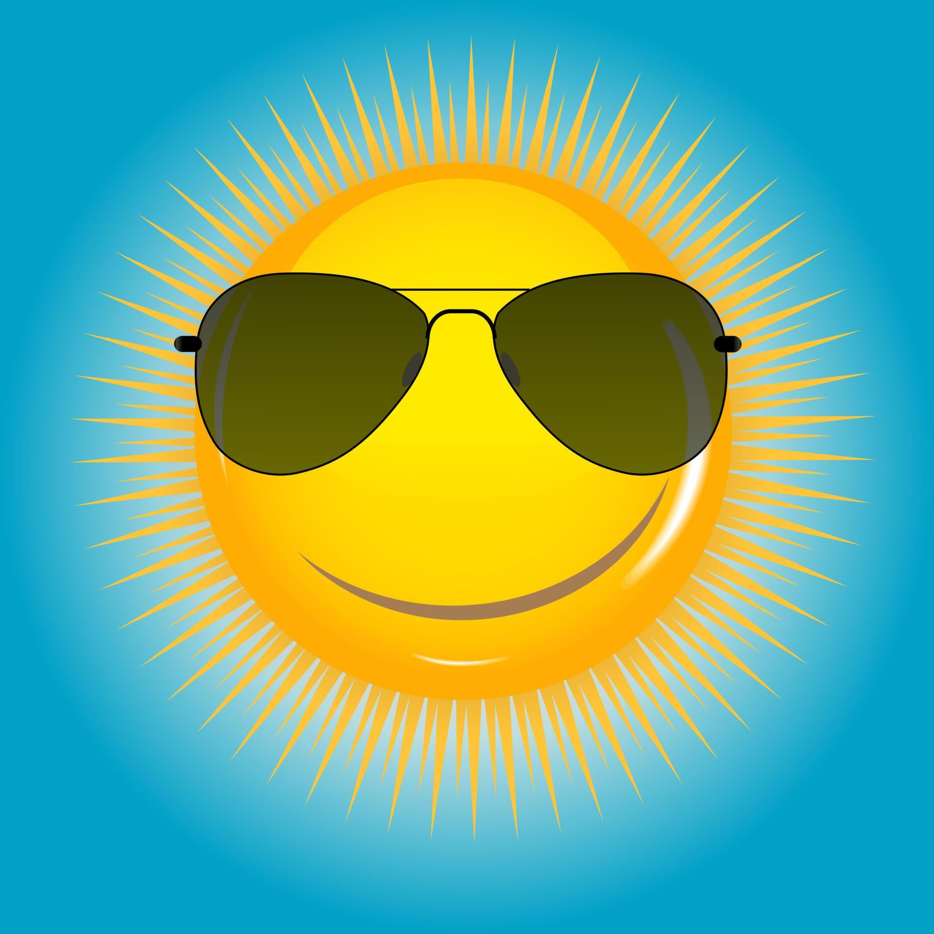 Happy Sun Background Vector Illustration 8402596 Vector Art At Vecteezy