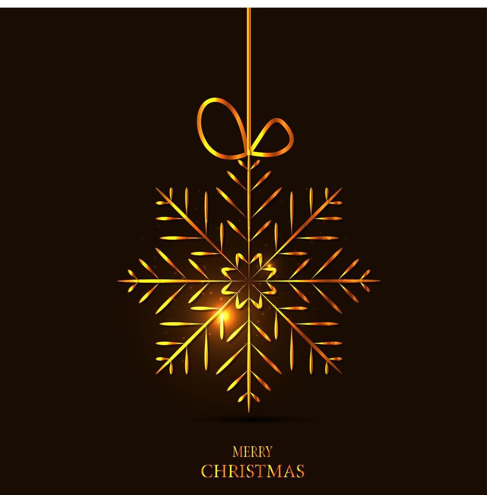 Christmas snowflakes background vector illustration