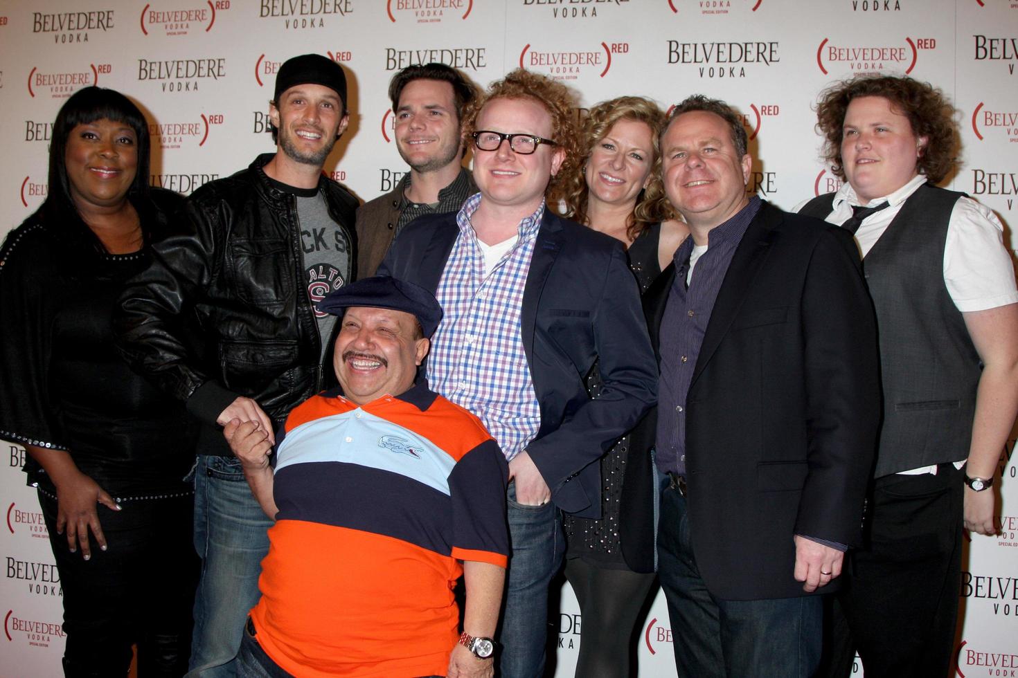 LOS ANGELES, FEB 10 - Chuy, Chelsea Lately Cast arrives at the Belvedere RED Special Edition Bottle Launch at Avalon on February 10, 2011 in Los Angeles, CA photo