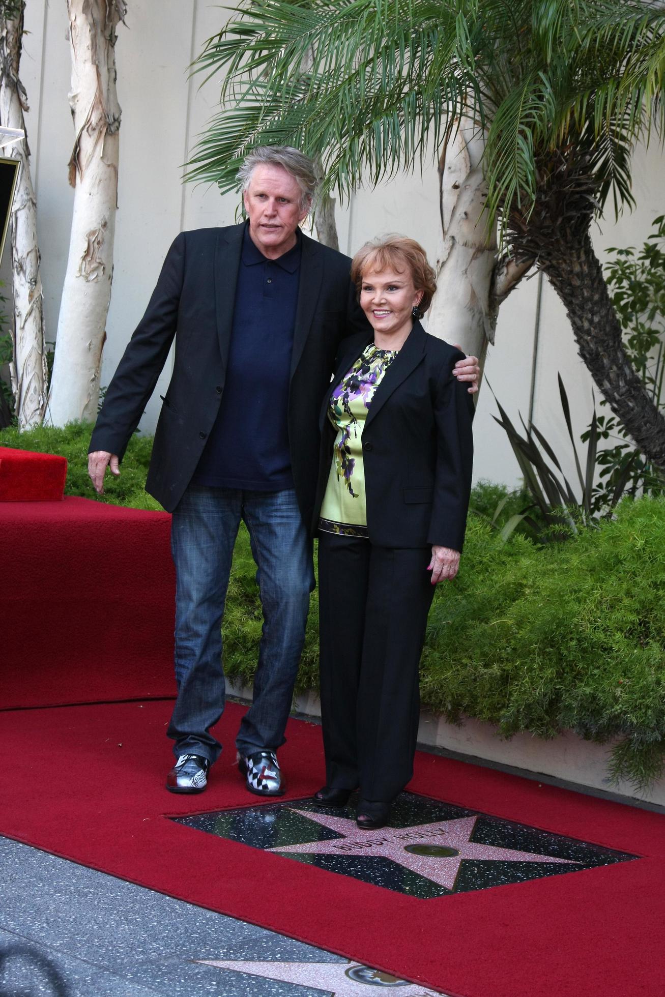 Los Angeles Sep 7 Gary Busey Maria Elena Holly At The Buddy Holly Walk Of Fame Ceremony At The Hollywood Walk Of Fame On September 7 11 In Los Angeles Ca