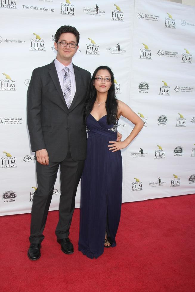 LOS ANGELES, SEP 26 - James Codeglia, Winnie Fong at the Catalina Film Festival Saturday Gala at the Avalon Theater on September 26, 2015 in Avalon, CA photo