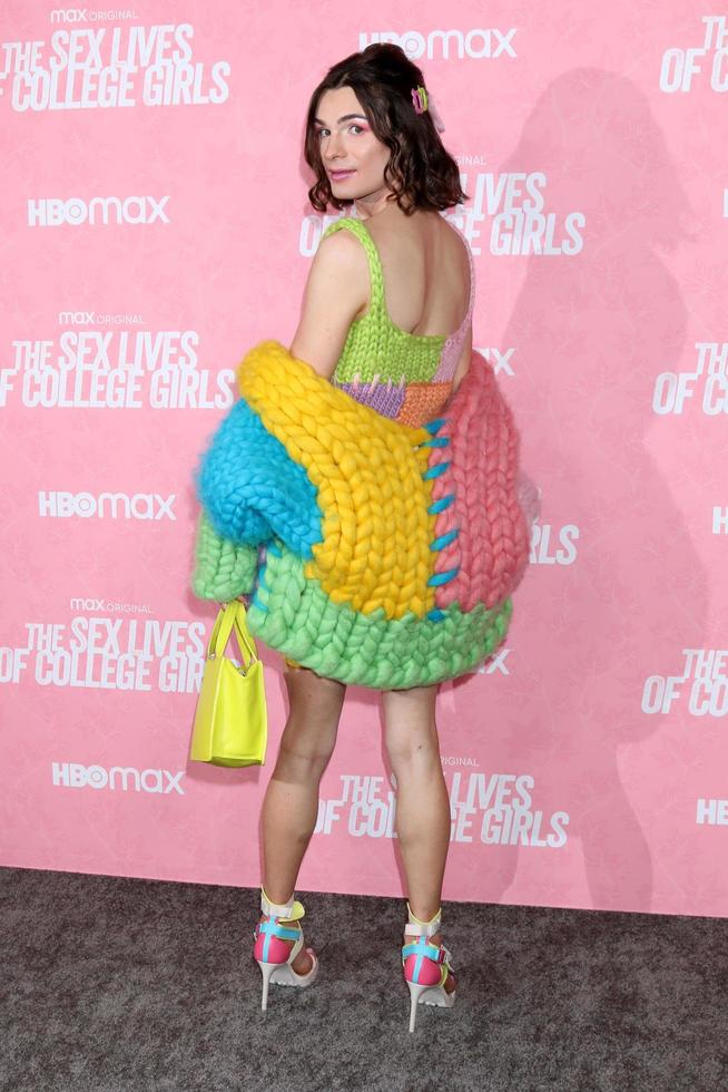 LOS ANGELES  NOV 10 - Dylan Mulvaney at the The Sex Lives of College Girls HBO Max Premiere Screening at Armand Hammer Museum on November 10, 2021 in Westwood, CA photo