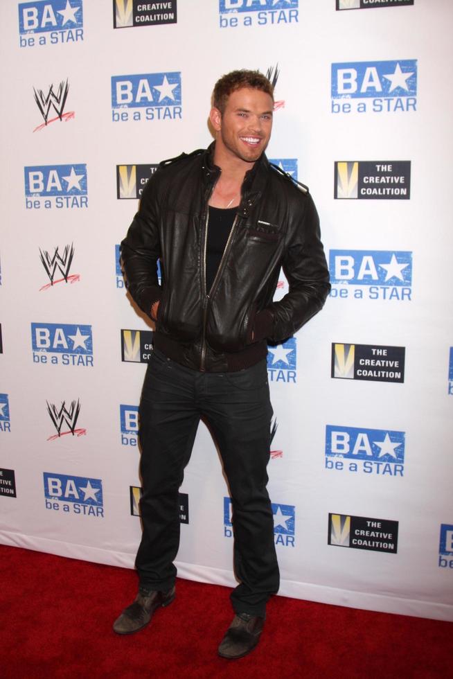 LOS ANGELES, AUG 11 - Kellan Lutz arriving at the be A STAR Summer Event at Andaz Hotel on August 11, 2011 in Los Angeles, CA photo