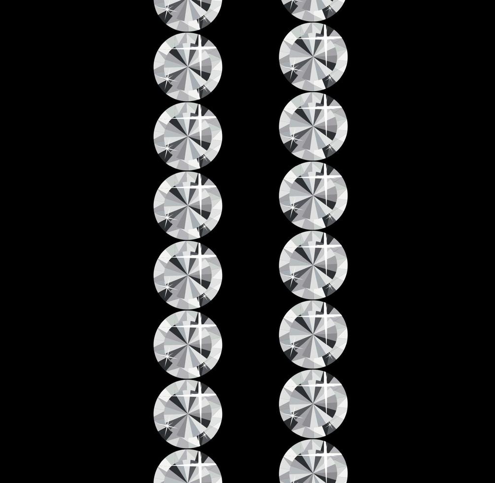 Ilustración de vector de alfabeto de diamante
