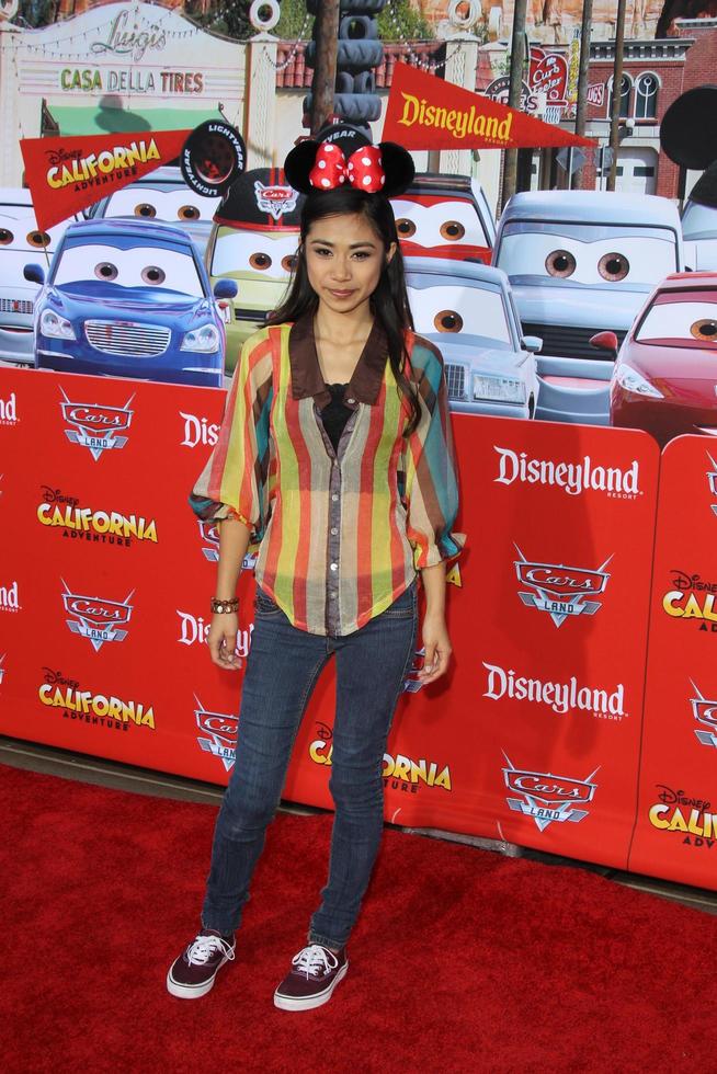 ANAHEIM, JUN 13 - Jessica Sanchez arrives at the Cars Land Grand Opening at California Adventure on June 13, 2012 in Anaheim, CA photo