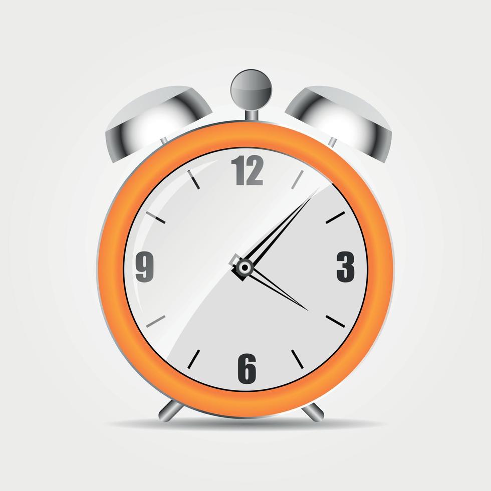 clock alarm icon vector illustration
