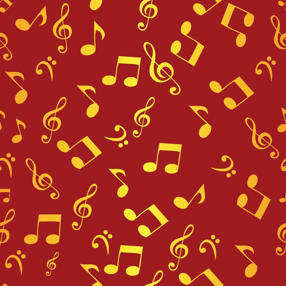 Abstract music seamless pattern background vector illustration for your design