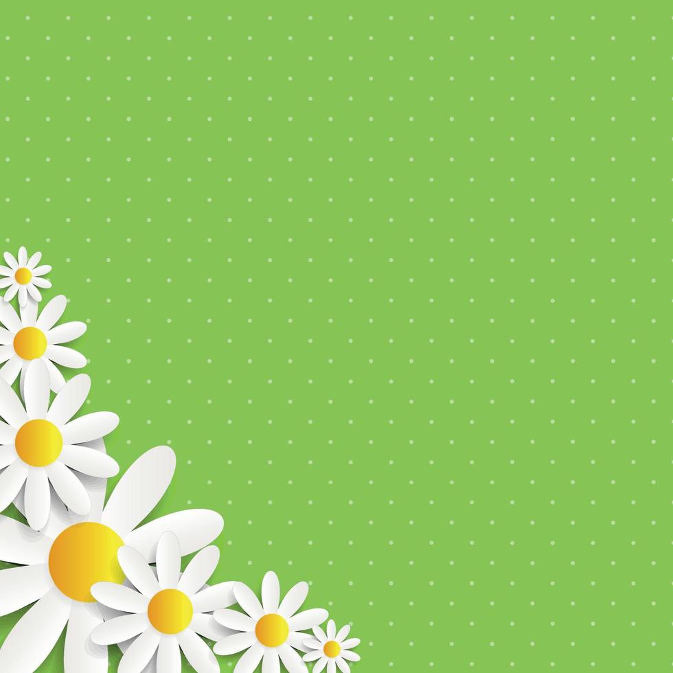 Flora Daisyl Design Vector Illustartion