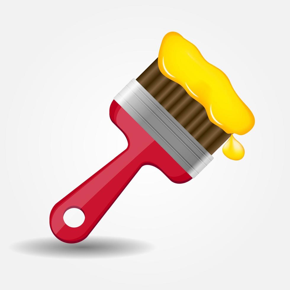 Paint brush icon vector illustration