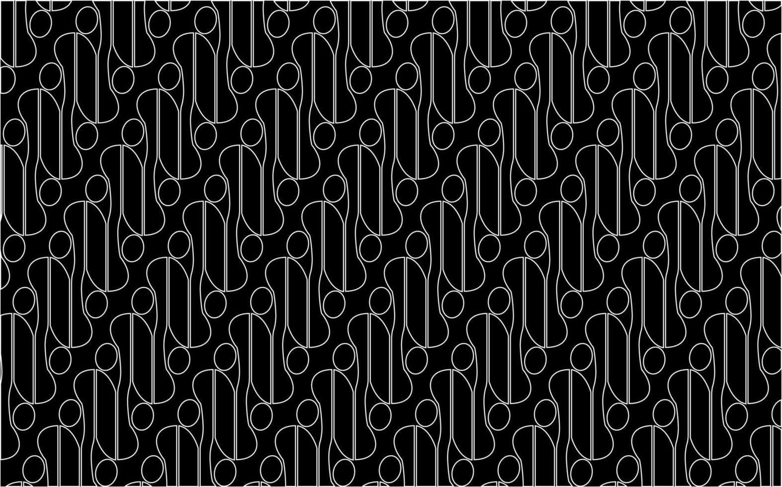 pattern parang batiks black w... vector