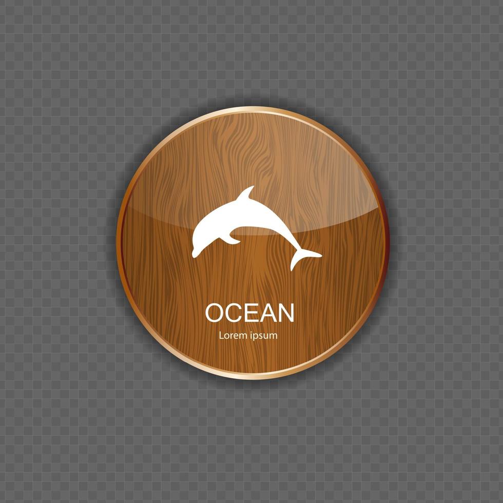 Ocean application icons vector illustration