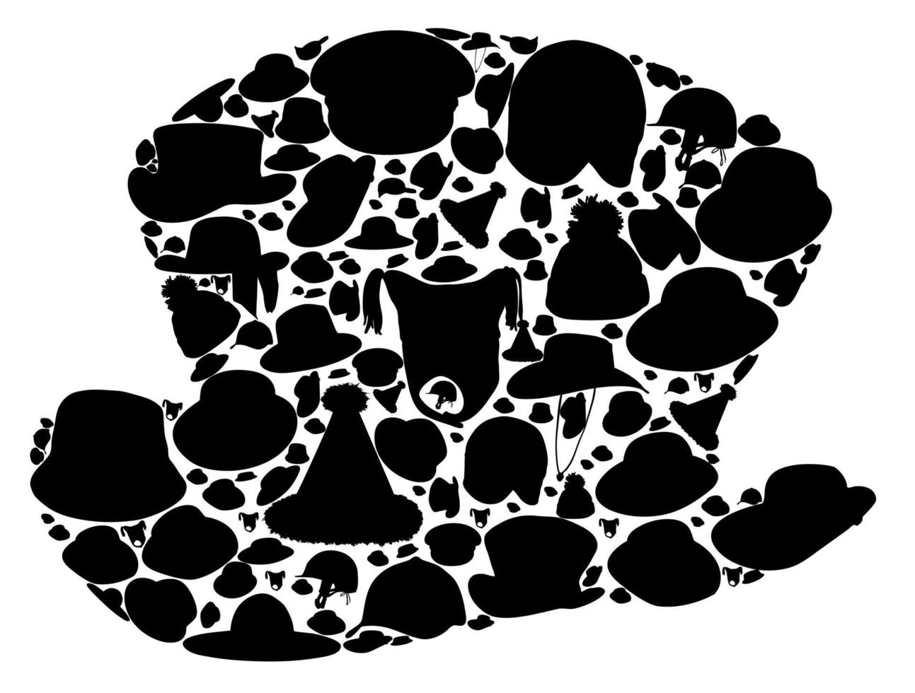 Wallets collection silhouette vector illustration