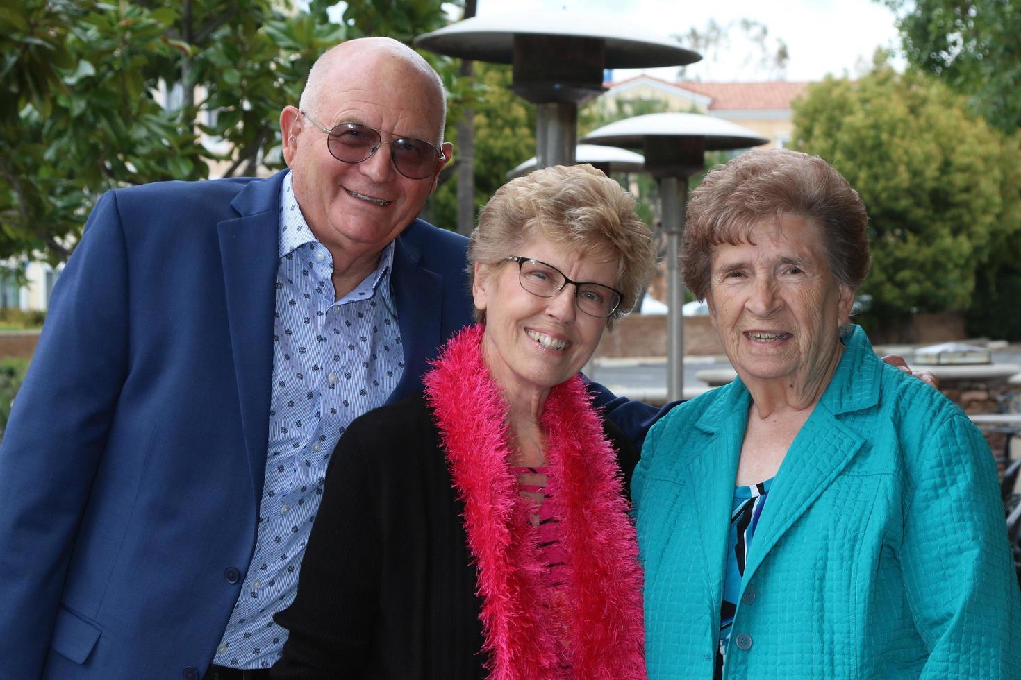 LOS ANGELES  MAR 14 - Steve, Linda, Beth at the Steve and Linda Luncheon at the Spaghetti Factory on March 14, 2020 in Redlands, CA photo