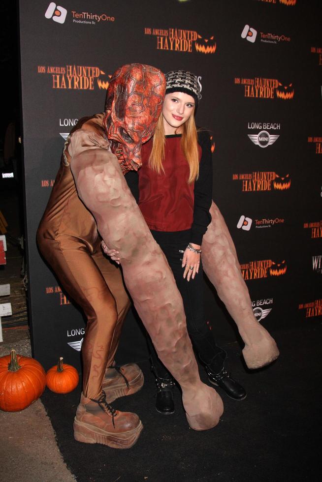 LOS ANGELES, OCT 10 - Bella Thorne at the 8th Annual LA Haunted Hayride Premiere Night at Griffith Park on October 10, 2013 in Los Angeles, CA photo