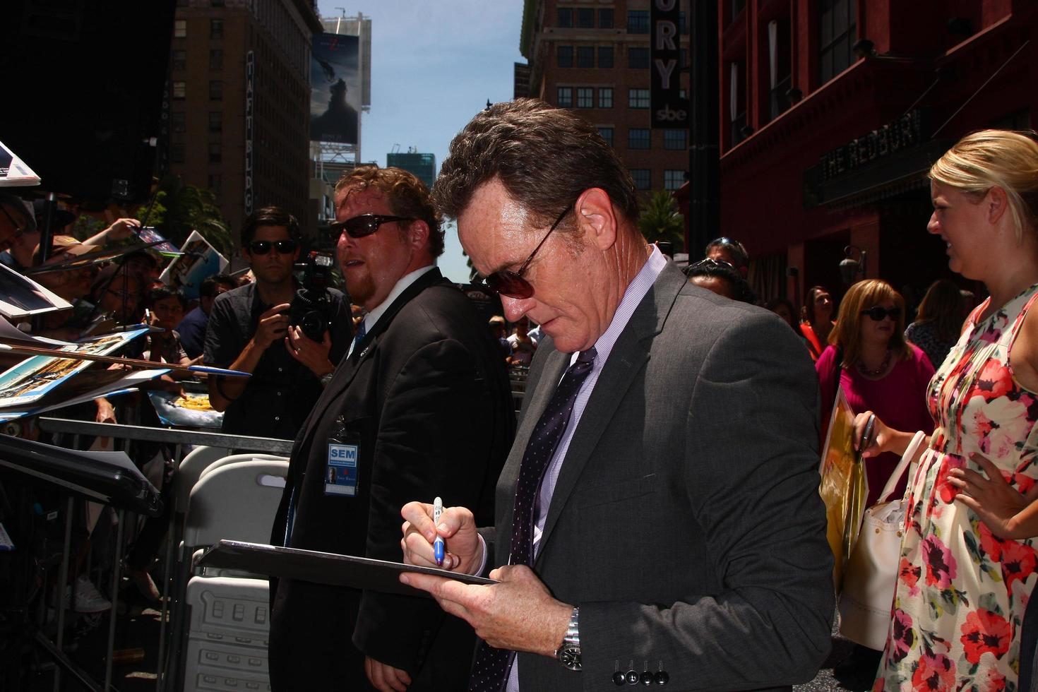 LOS ANGELES, JUL 16 - Bryan Cranston at the Hollywood Walk of Fame Star Ceremony for Bryan Cranston at the Redbury Hotel on July 16, 2013 in Los Angeles, CA photo