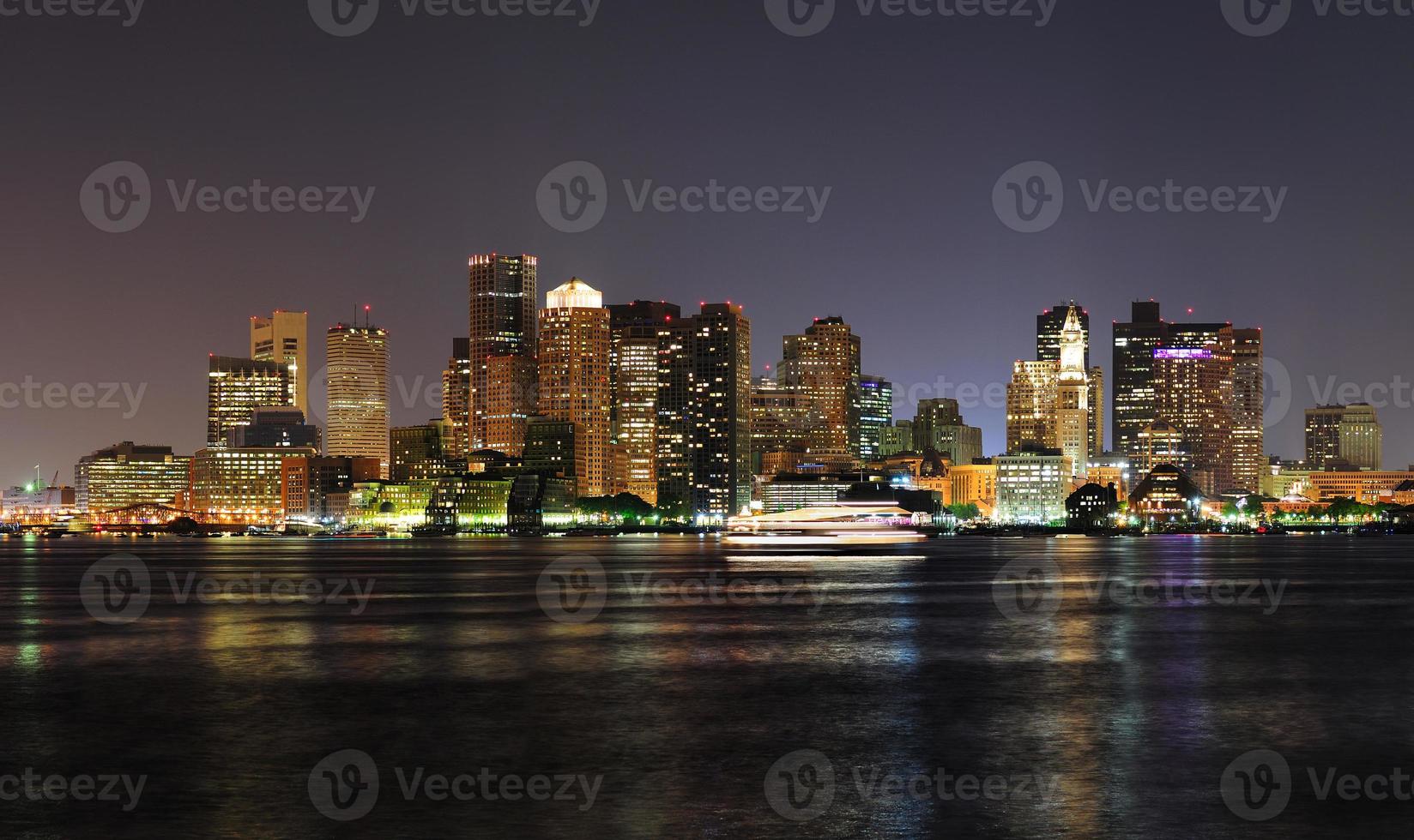 Boston skyline view photo