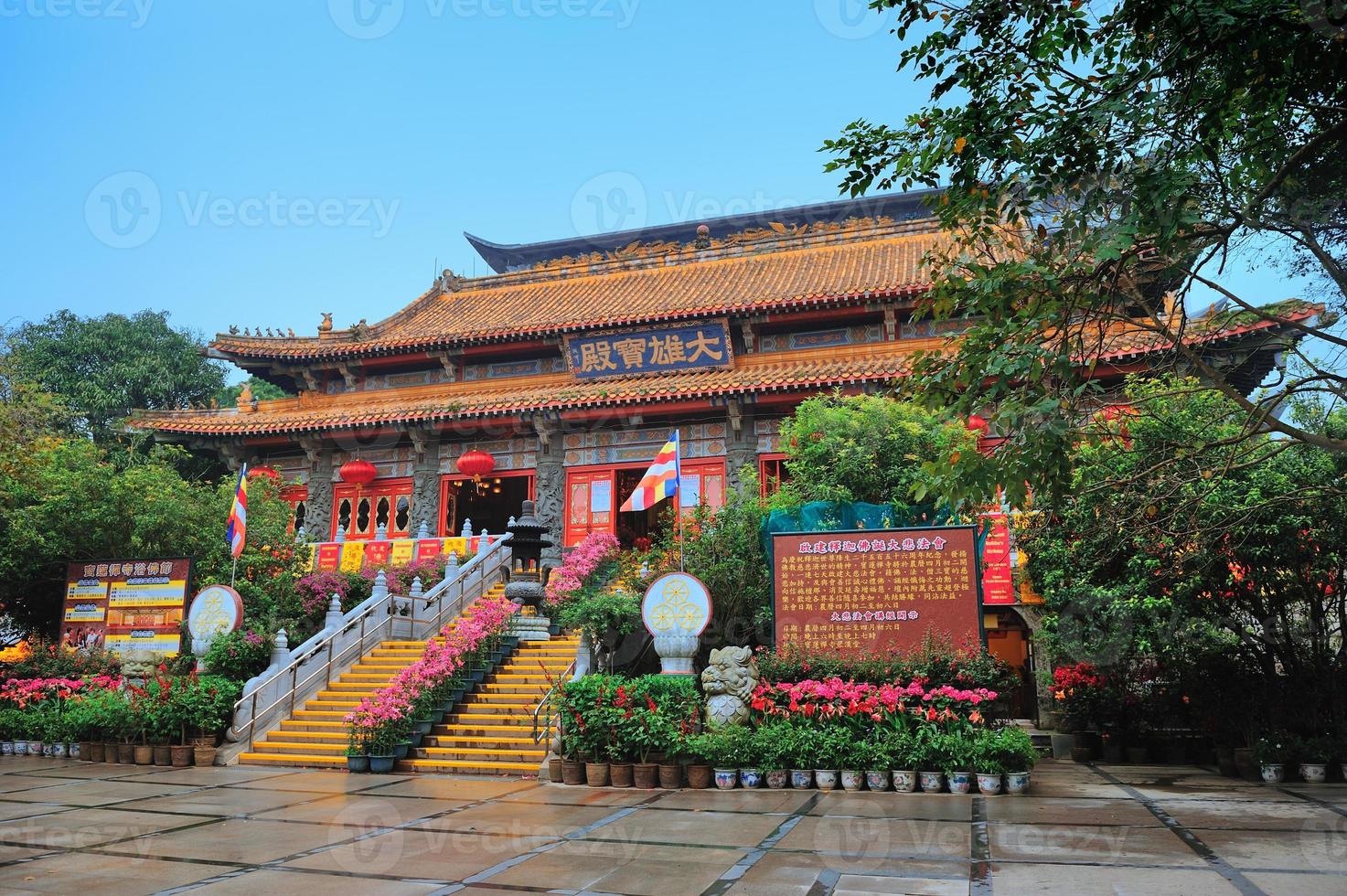 Chinese temple view photo