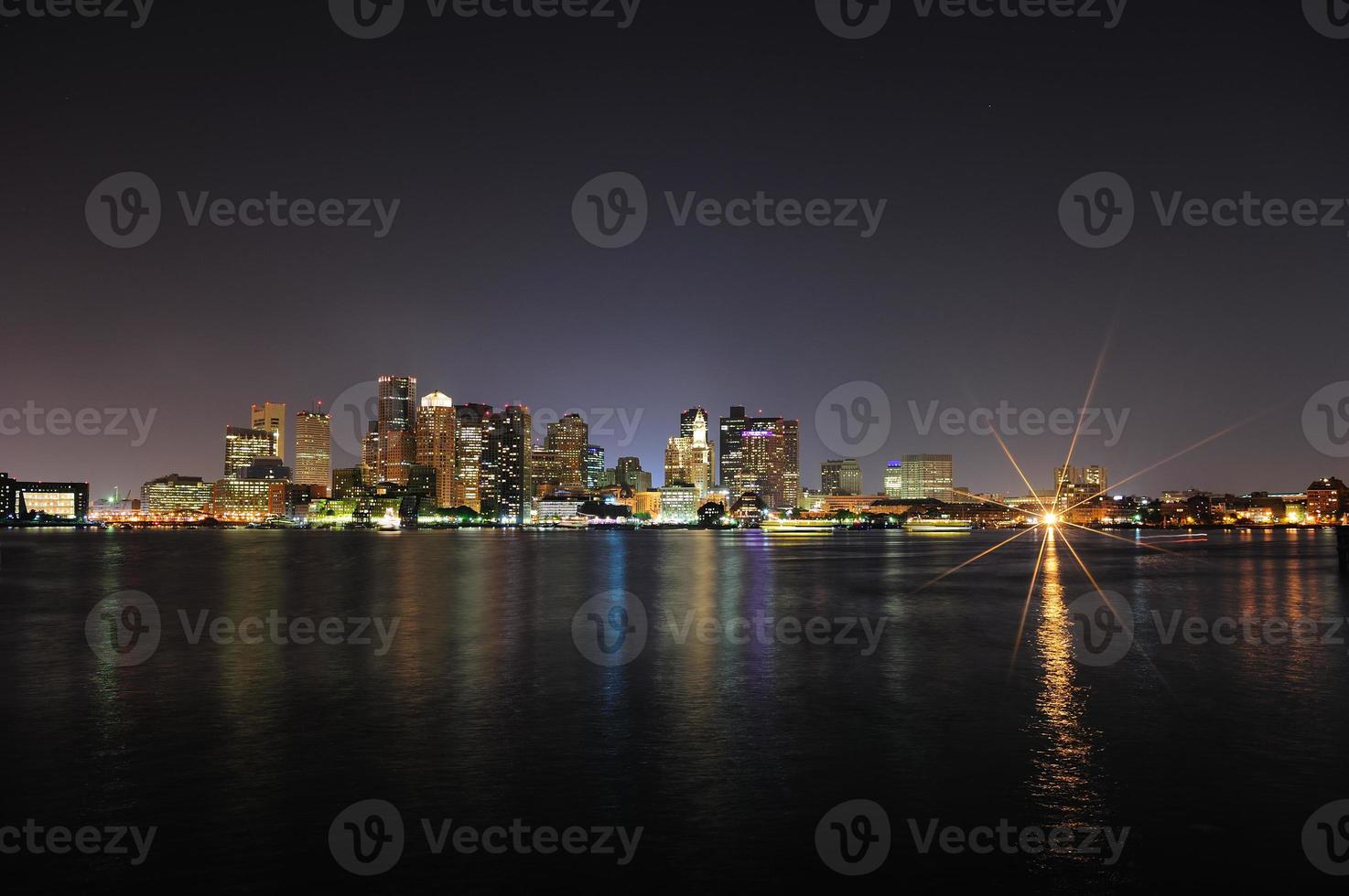 Boston skyline view photo
