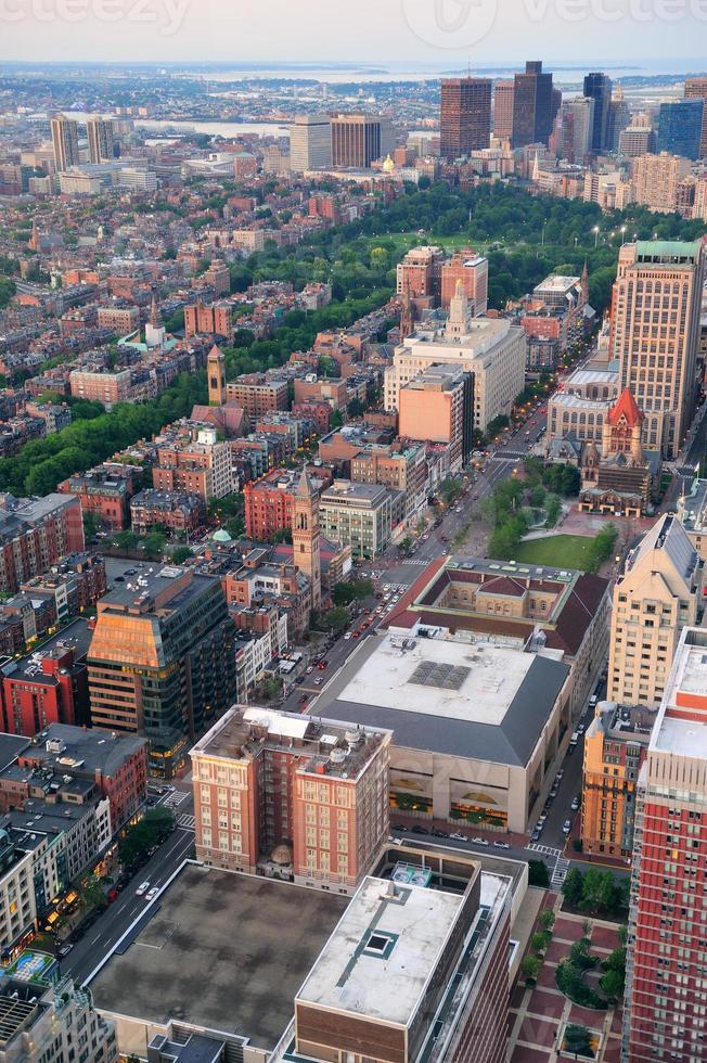 Boston downtown view photo