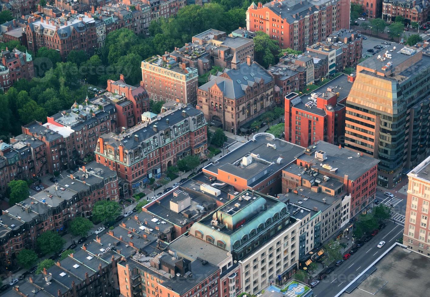 Boston downtown view photo