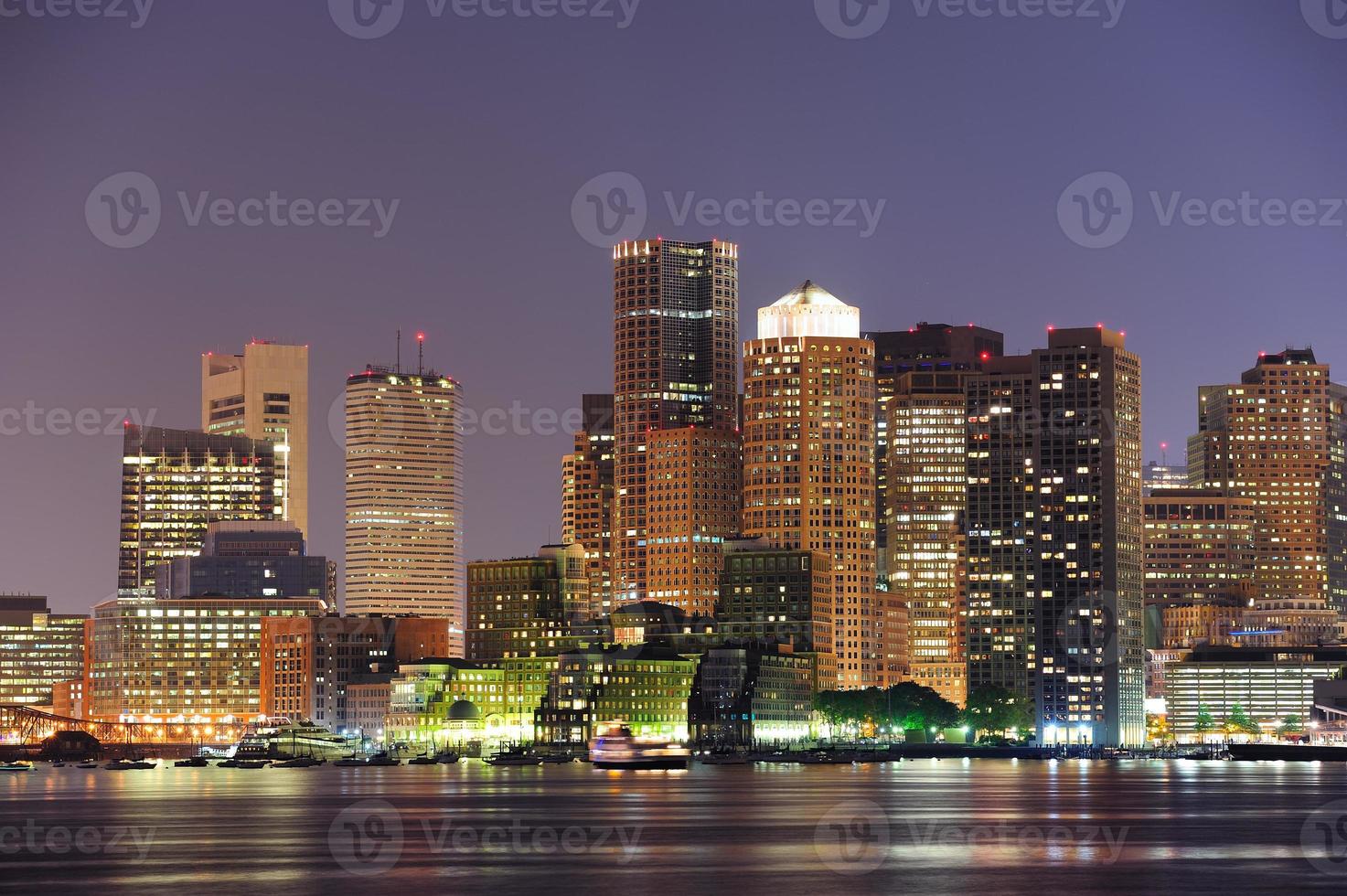 Boston skyscrapers view photo