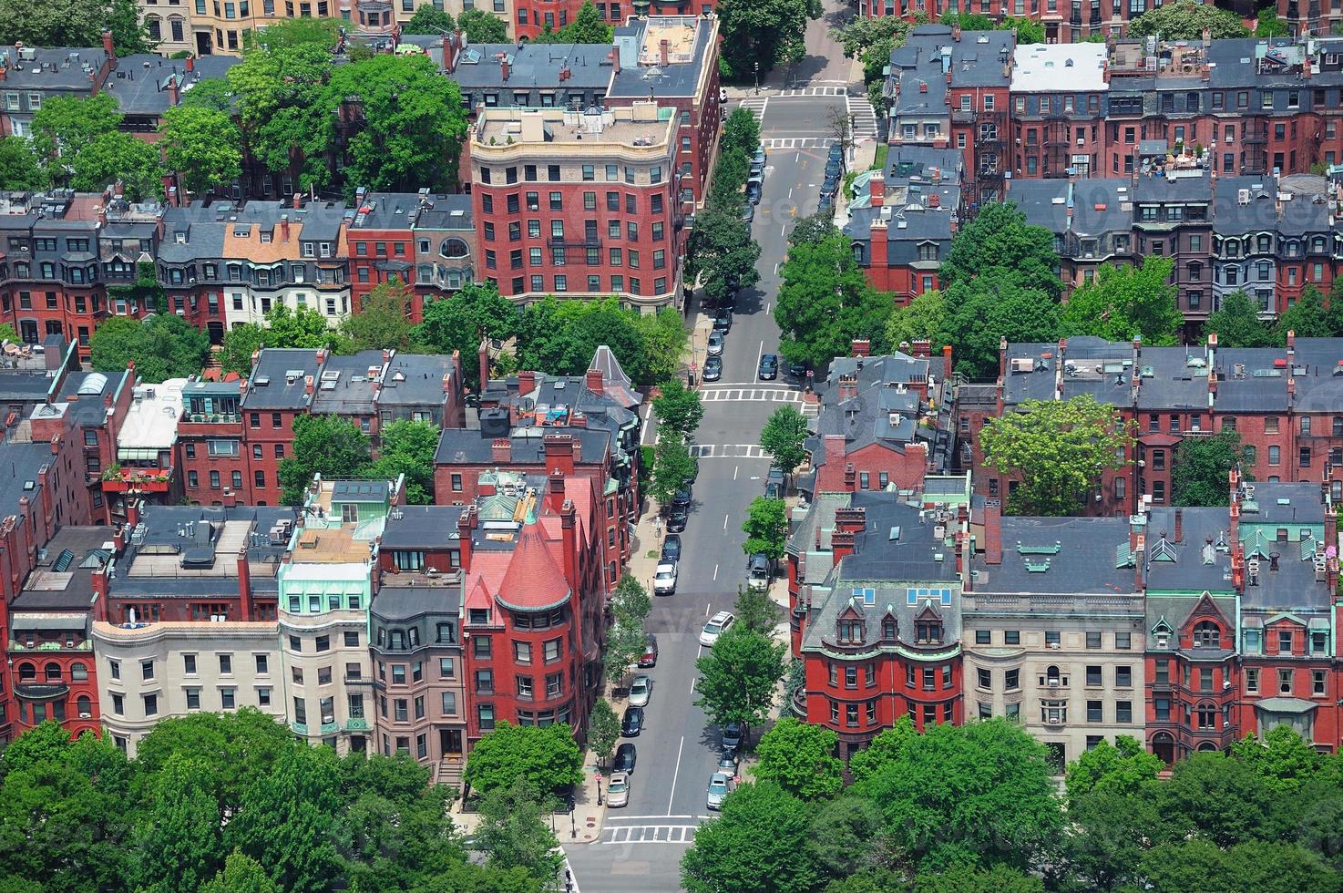 Boston downtown view photo