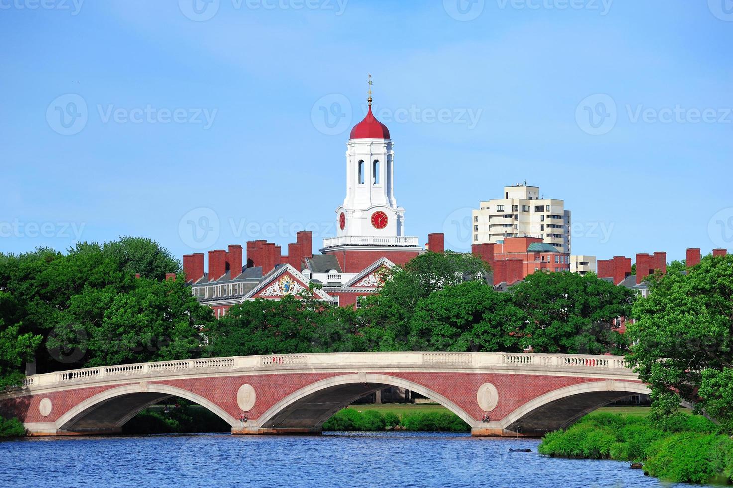 vista del puente de boston foto