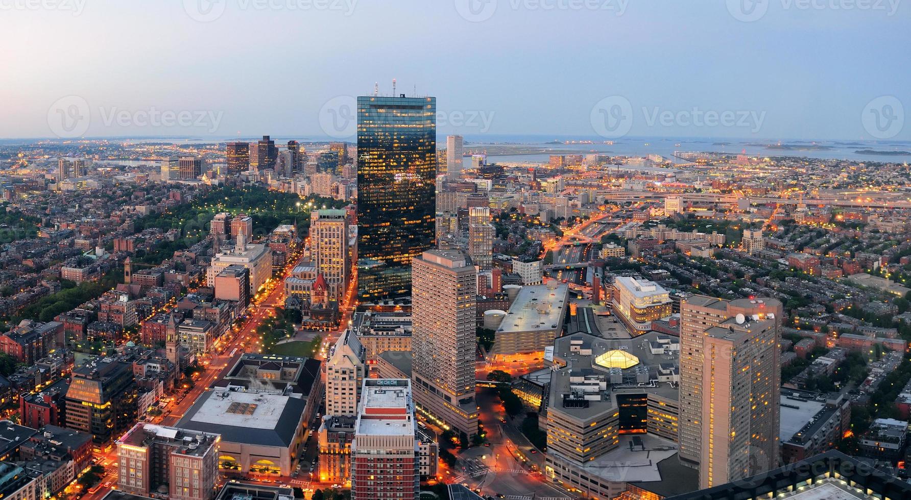 Boston cityscape view photo