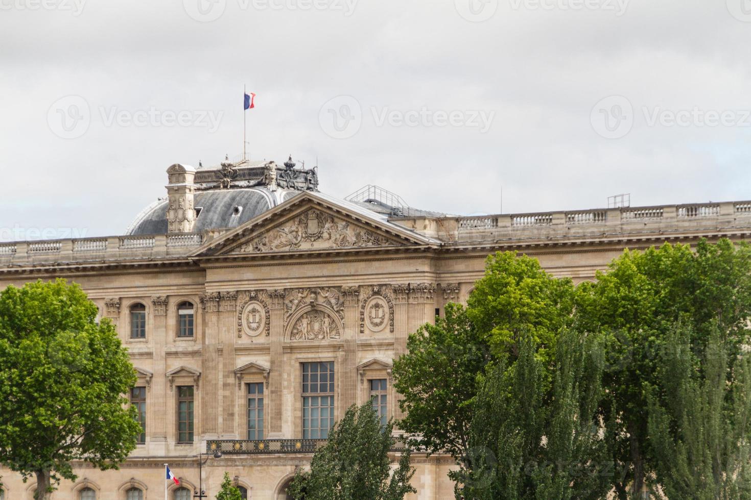 Historic building in Paris France photo