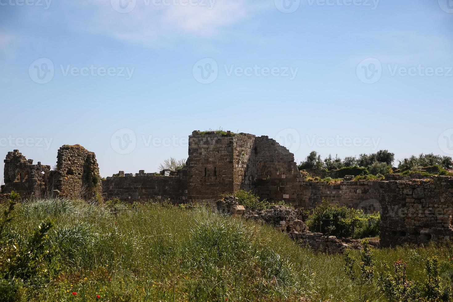 Side ruins in Turkey photo