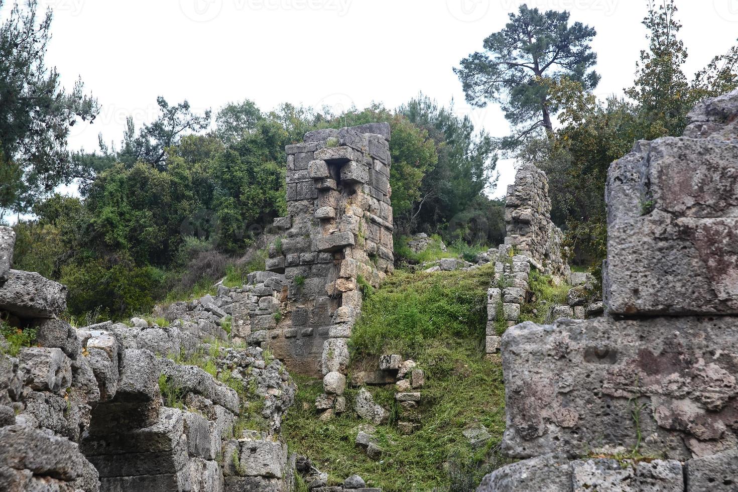 Phaselis ruins in Turkey photo