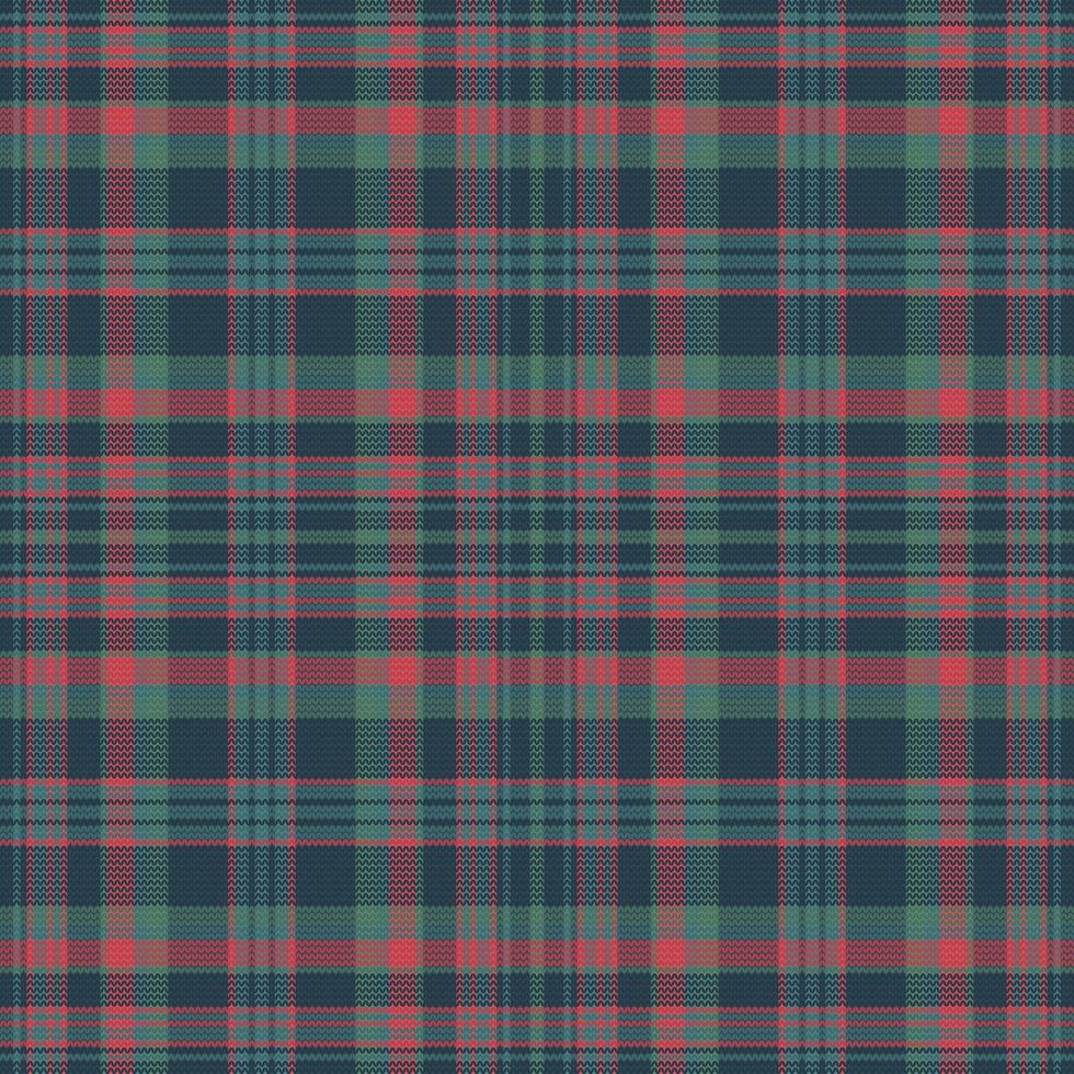 Tartan plaid pattern with texture. vector