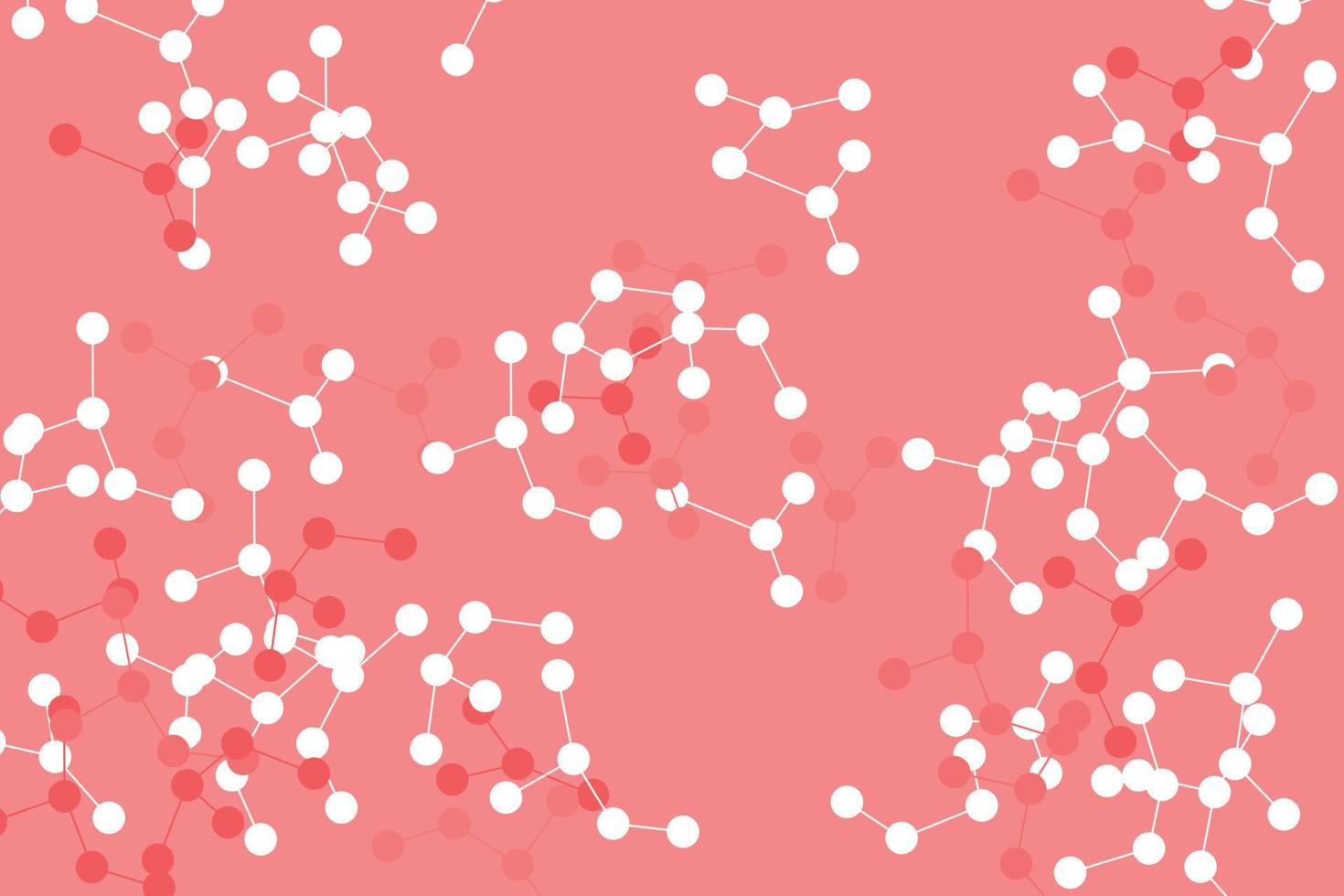 Red and white ai shape background vector