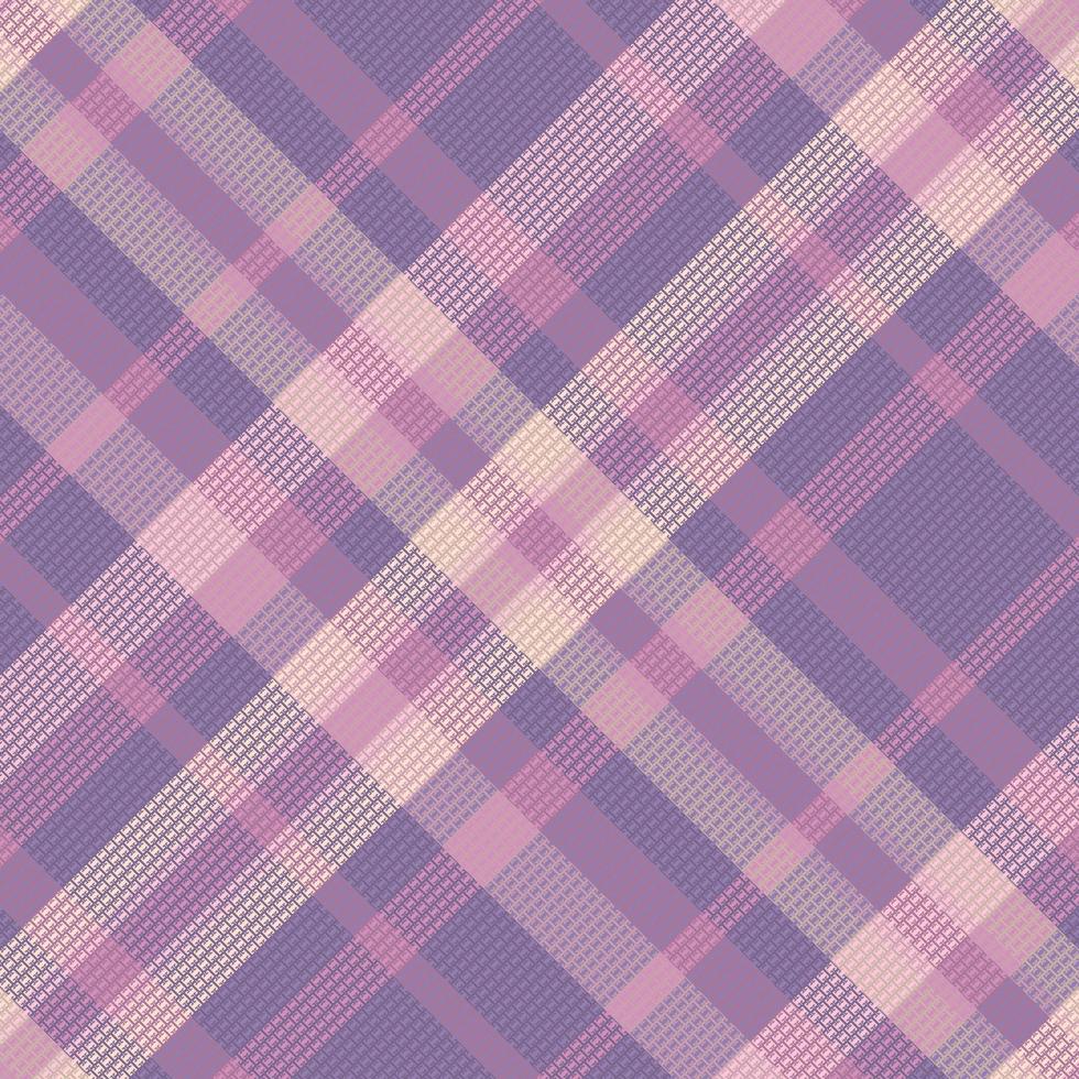 Tartan plaid pattern with texture and warm color. vector