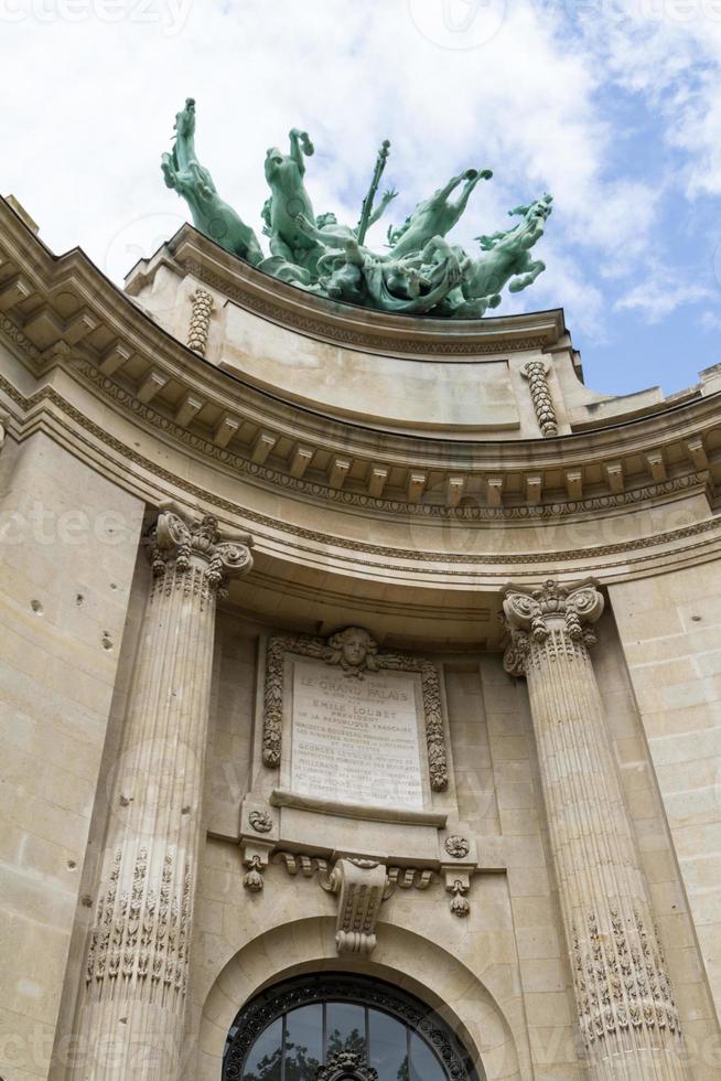 Historic building in Paris France photo