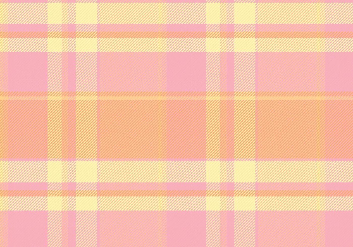 Tartan plaid pattern with texture and warm color. vector