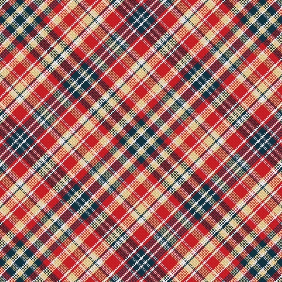 Tartan plaid pattern with texture. vector