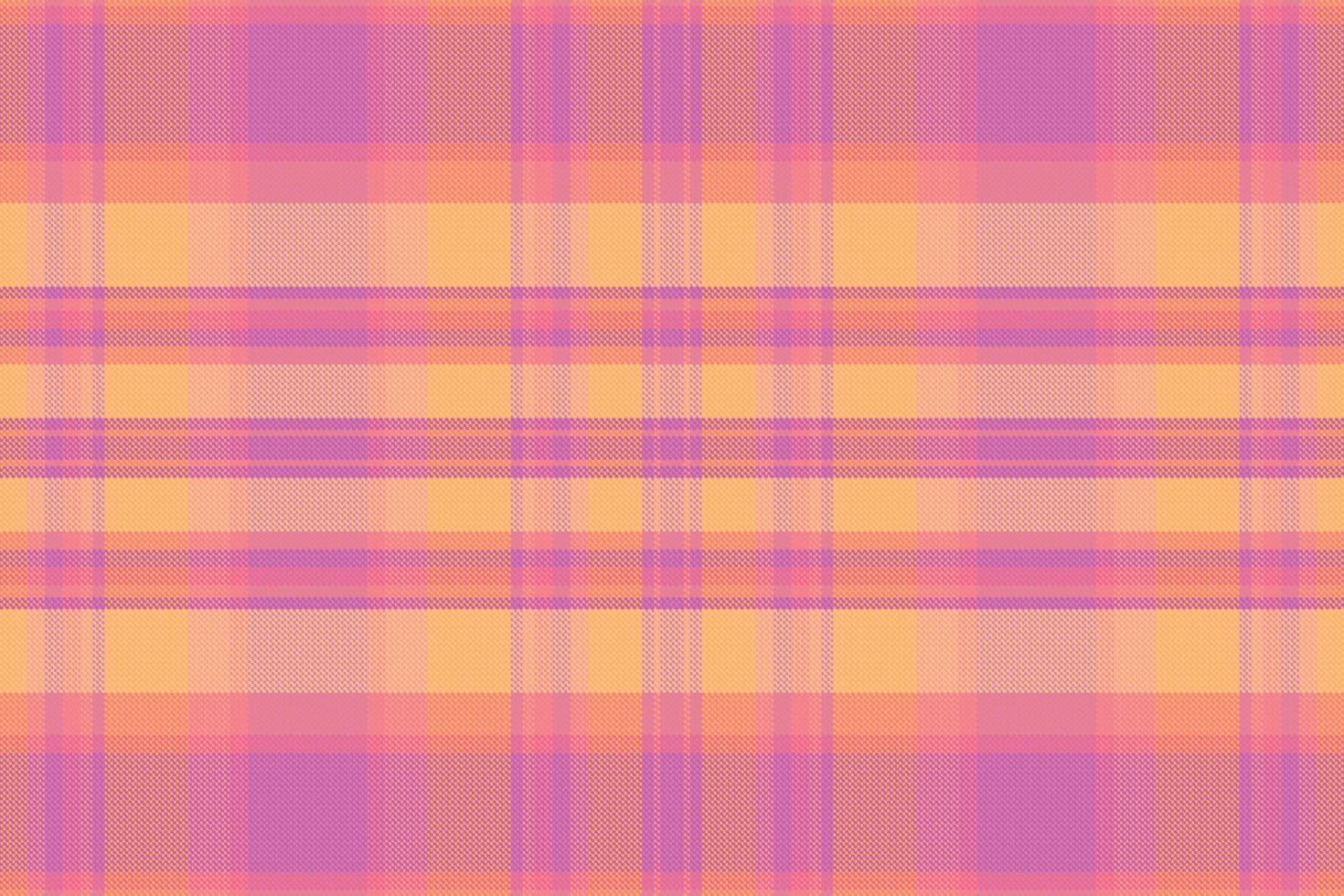 Tartan plaid pattern with texture and warm color. vector