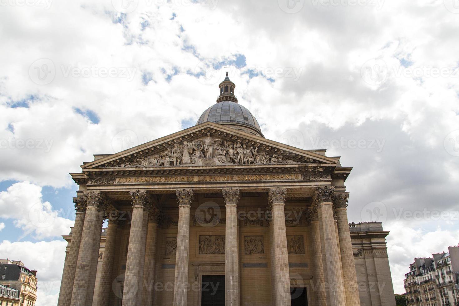 The Pantheon building in Paris photo