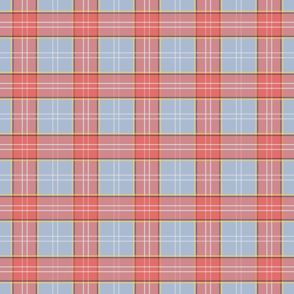 Tartan plaid pattern with texture. vector