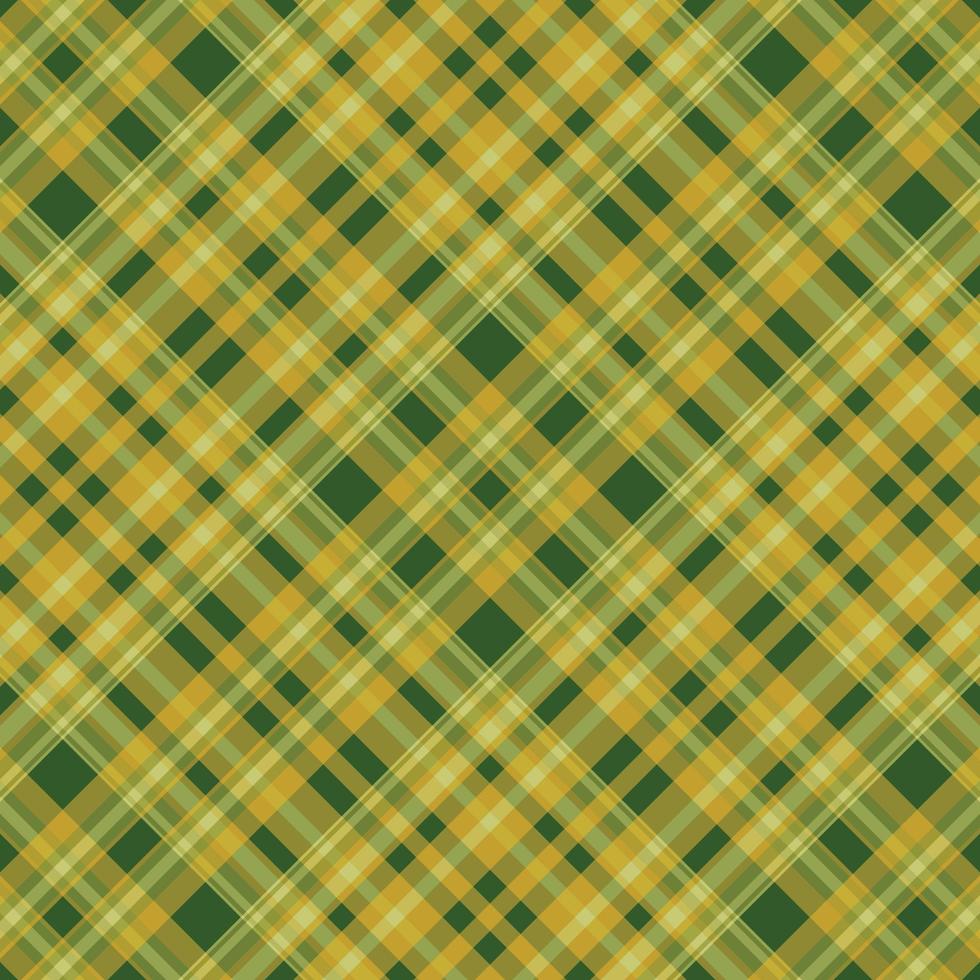 Tartan plaid pattern with texture and warm color. vector