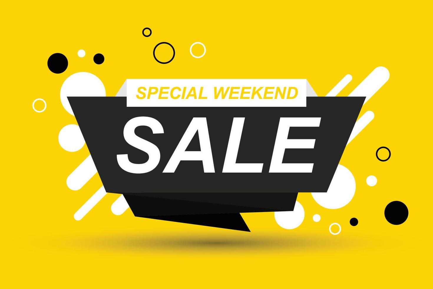 Sale banner template design background. vector